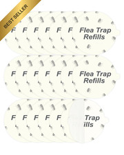 Flea Trap Refill Sheets 7.1 Inches Sticky Pads Replacement Glue Boards 20 Pack