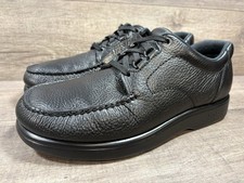 SAS Shoes Black Leather Walking Shoes Lace Up USA Made Mens Size 10 M