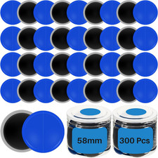 Tallew 160 Pcs Heavy Duty Tire Patches Radial Patch round Fast Repair Cold Tyre