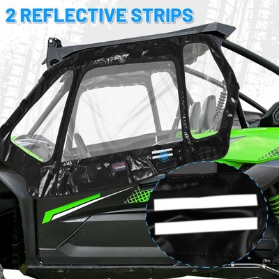 UTV Soft Upper Door Enclosure Window Set For Kawasaki Teryx KRX
