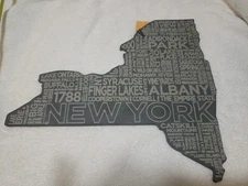 New York Slate Cheese Board, New, See Description 
