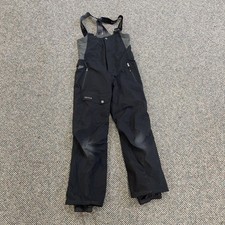 Marmot Youth Large Black Grow-An-Inch Black/grey Snow Pants Style M74910 AS IS