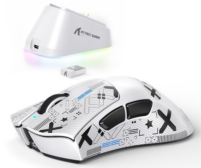 ATTACK SHARK V3PRO  Wireless Gaming Mouse with Tape, 65 g Ultralight, Optical