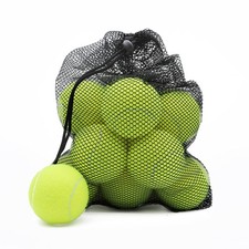 Tennis Balls 12 Pack Advanced Training Practice Pet Dog Play Durable Felt Rubber