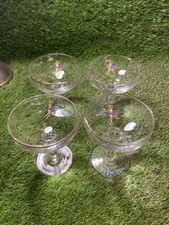 Vintage Babycham Glasses X4 H256