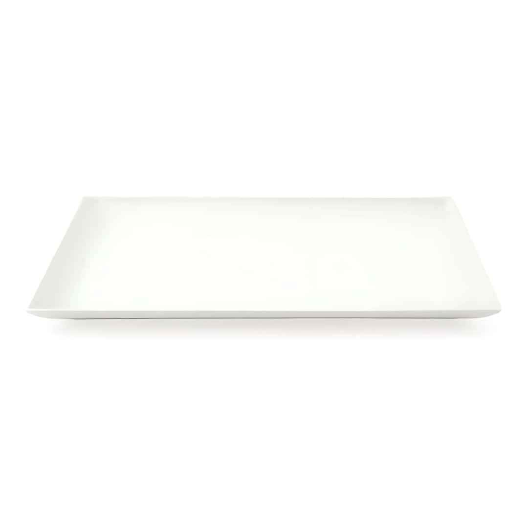 Purity White Rectangular Melamine Tray 35X24 Cm - Le Nouveau Coq