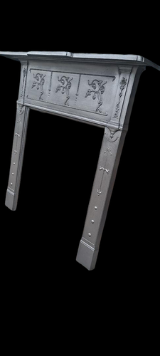 VICTORIAN CAST IRON FIREPLACE SURROUND........IDEAL FOR WOODBURNER OR STOVE - Picture 4 of 13