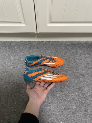 Adidas Messi 10.2 FG Fußballschuhe Solar Orange Teal Größe 6 UK M29364 2014 selten