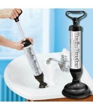 Stura Lavandino a Pompa Con Ventosa Per Tubi Lavello Lavandini WC Bagno cucina