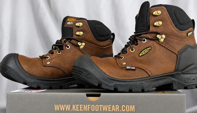 KEEN Utility Independence 6'' WP Soft Toe Work Boots Men's 11.5D Brown New Box