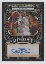 2021 Panini Obsidian Galaxy Electric Etch Orange 1/50 Roy Hibbert #GA-ROY Auto
