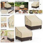 2 Pack Patio Chair Covers Waterproof Outdoor Furniture Covers 35" x 37" x 36" US
