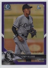 2018 Bowman Draft Chrome Purple Refractor 178/250 Lency Delgado #BDC-37 y0i