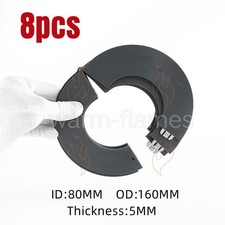 8 x 80mm Bucket Pin Shim Kit for Excavator Skid Steer 5mm Thickness Detachable
