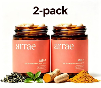 #ad 2 Pack arrae MB 1 Optimized Metabolic Burn Metabolism Support 120 Capsules $34.99