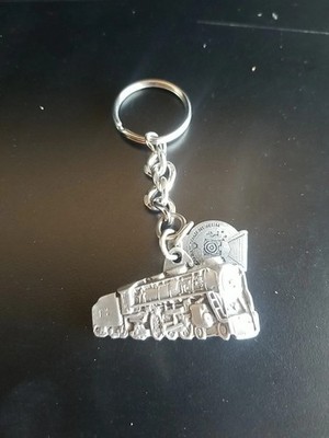 Sparta Pewter Train Key Ring Handcrafted In Canada - San Diego Railroad Museum