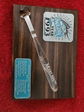Florida Marlins 1993 Opening Day Crystal Bat Inaugural Season