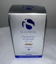 iS Clinical PerfecTint Powder Bronze SPF 40 Broad Spectrum NIB Exp 2/26