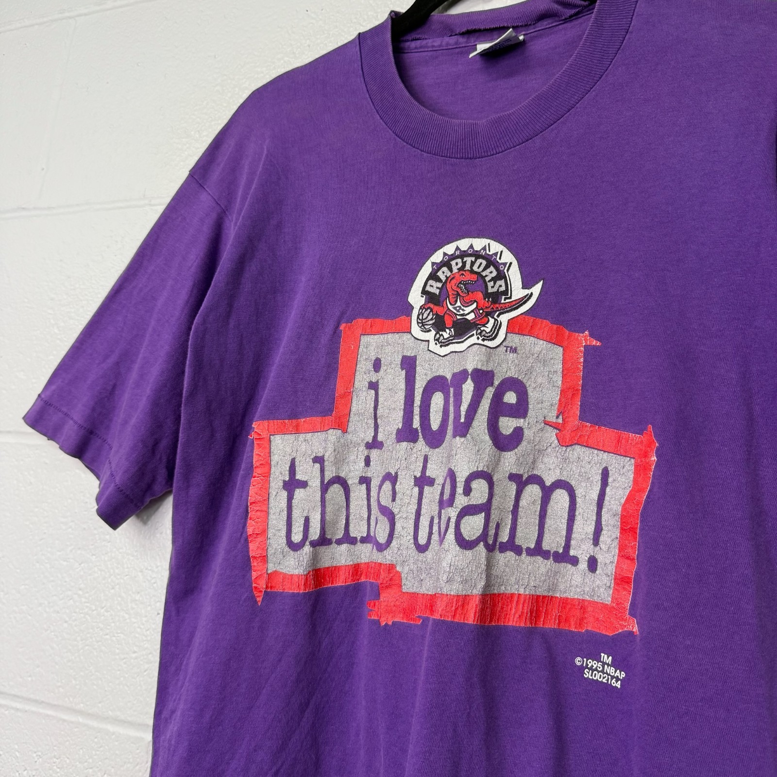 Vintage 90s Toronto Raptors I Love This Team NBA Basketball T-Shirt ...