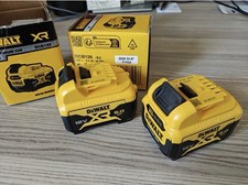 Image of 2x Genuine DeWalt DCB126 12V 5.0Ah XR Lithium Ion Batteries.