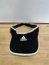 Adidas Black and White Climalite Adjustable Visor Ships In A Box   