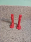 Vintage 1990 TMNT Teenage Mutant Ninja Turtles Technodrome Parts Foot Supports