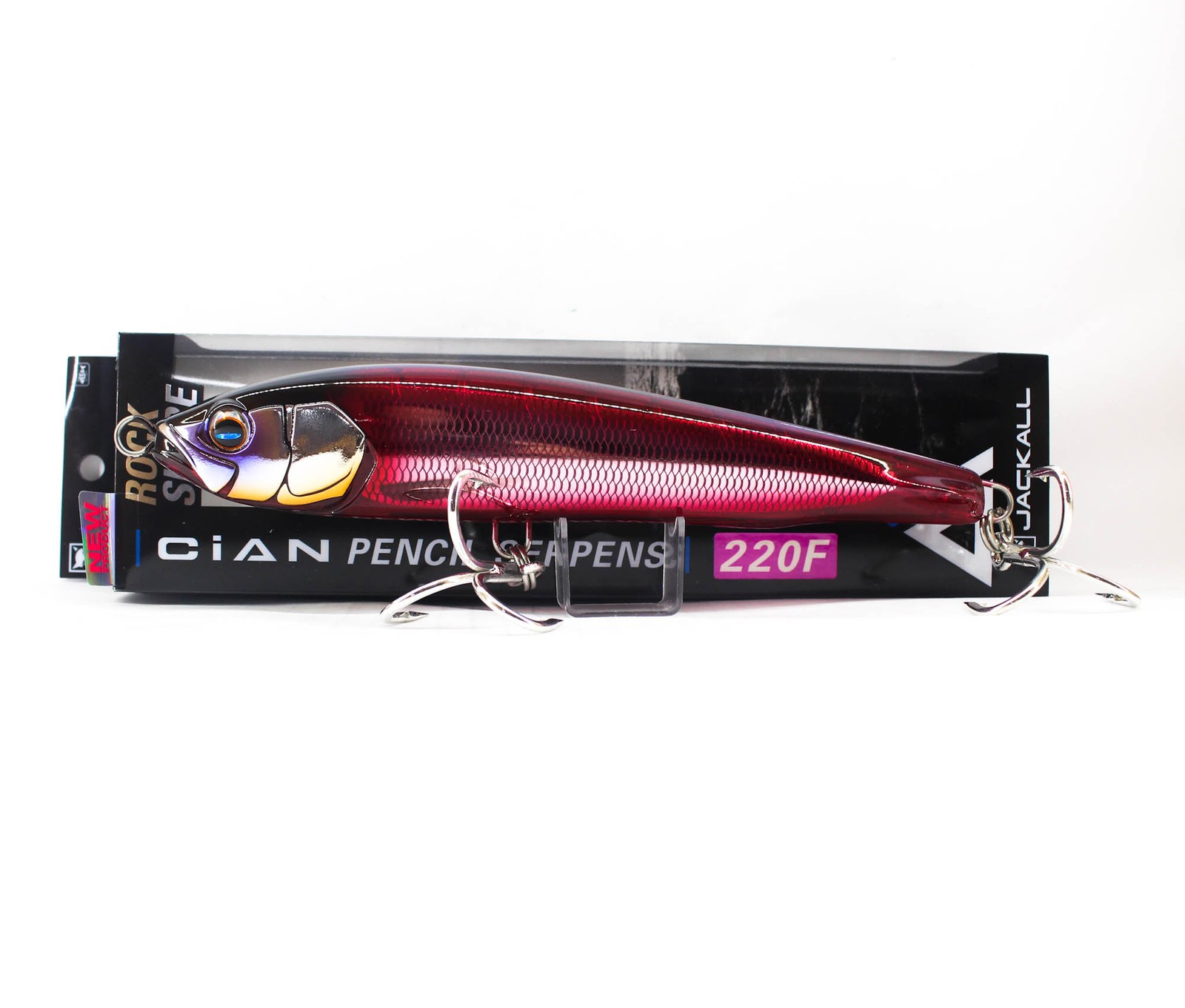 Jackall Cian Pencil Serpens 220F 108G Floating Lure Passion Red (0236)
