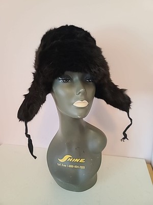 Vintage Soviet Ushanka Hat Rot-Front Leningrad USSR Fur Hat 