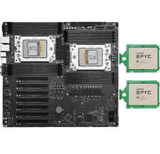 HUANANZHI H12D-16D  2x AMD EPYC 7502 32C/64T combination