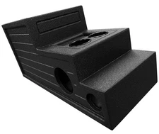 Rockville REC135 Vented Bed Lined 12" Center Console Subwoofer Enclosure Sub Box