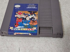 NINTENDO NES MAPPY-LAND GAME CARTRIDGE & MANUAL TESTED