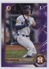 2022 Bowman Prospects Purple Border 78/250 Will Wagner #BP-105 06jk