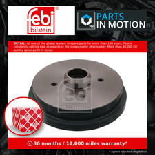 Brake Drum fits VW DERBY 86 Rear 9 1.0 1.1 1.3 77 to 84 171501615 171501615A New