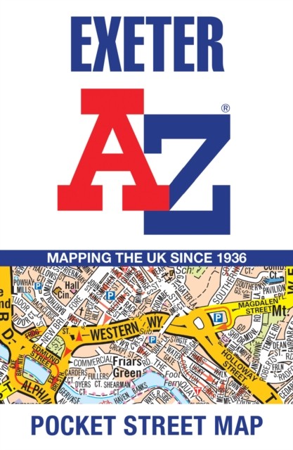 Exeter A-Z Pocket Street Map by A-Z Maps (Sheet map, folded)