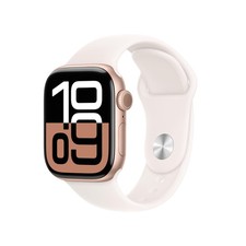 Apple Watch Series 10 GPS 42mm case Smartwatch with Rose Gold Aluminium Case