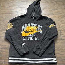 NIKE NSW Sportswear Trend French Terry Pullover Hoodie DD6168-010 Mens Medium M