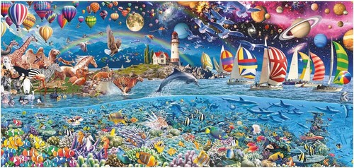New Educa Jigsaw Puzzle 3000 Pieces 20265 Life “Panorama” - Picture 2 of 2