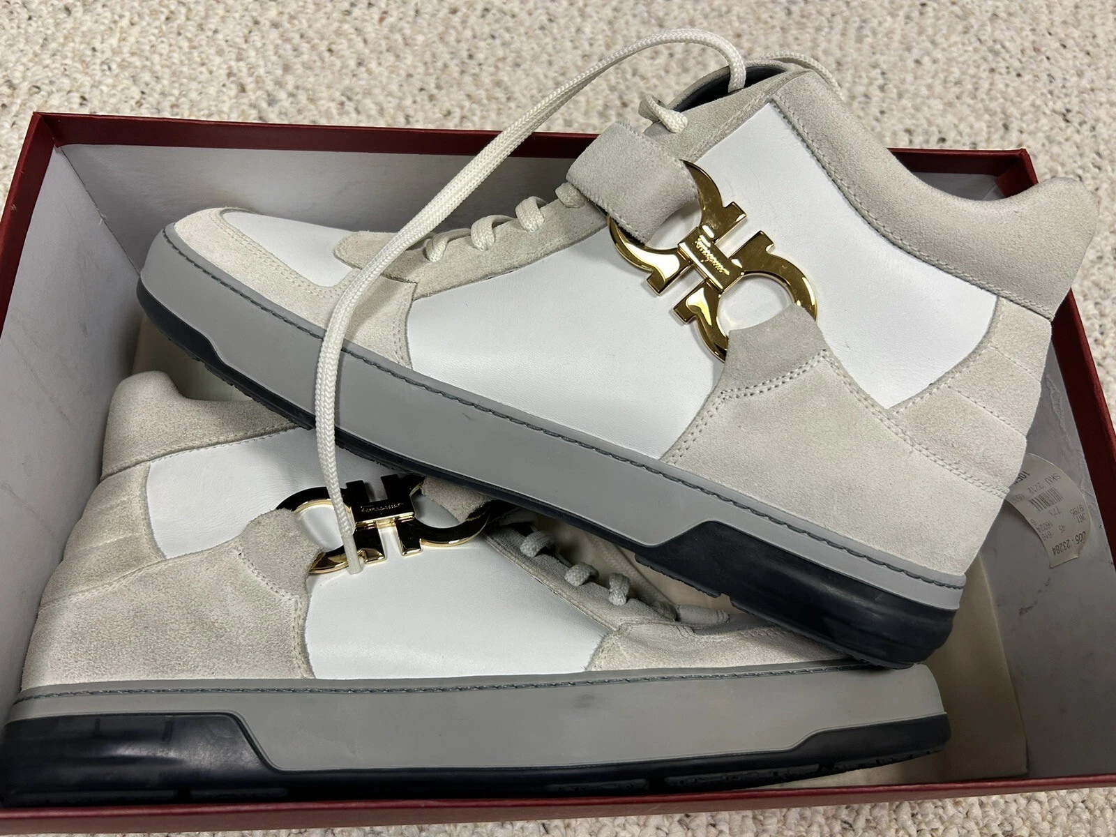 Ferragamo — Salvatore Ferragamo High Top Men’s Sneaker Size 10 Brand New