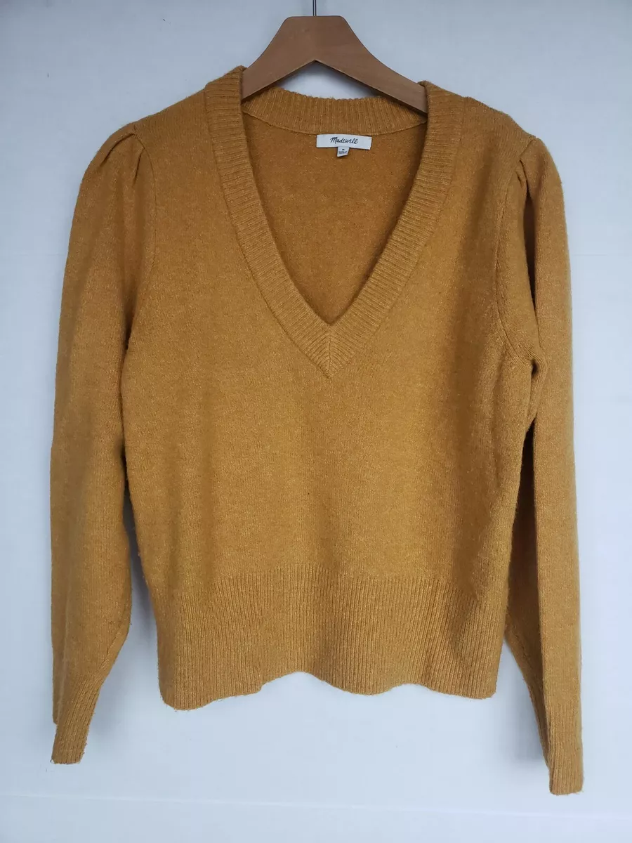 Madewell puff deals sleeve sweater