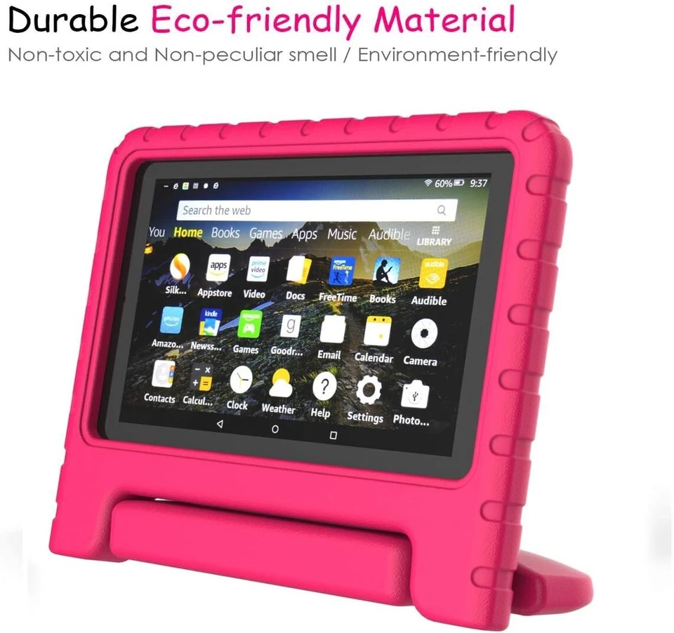 BFTOP Amazon Fire 7 2017 Case - Light Weight Shock Proof Kid-Proof Case ROSE  - Image 3 of 4