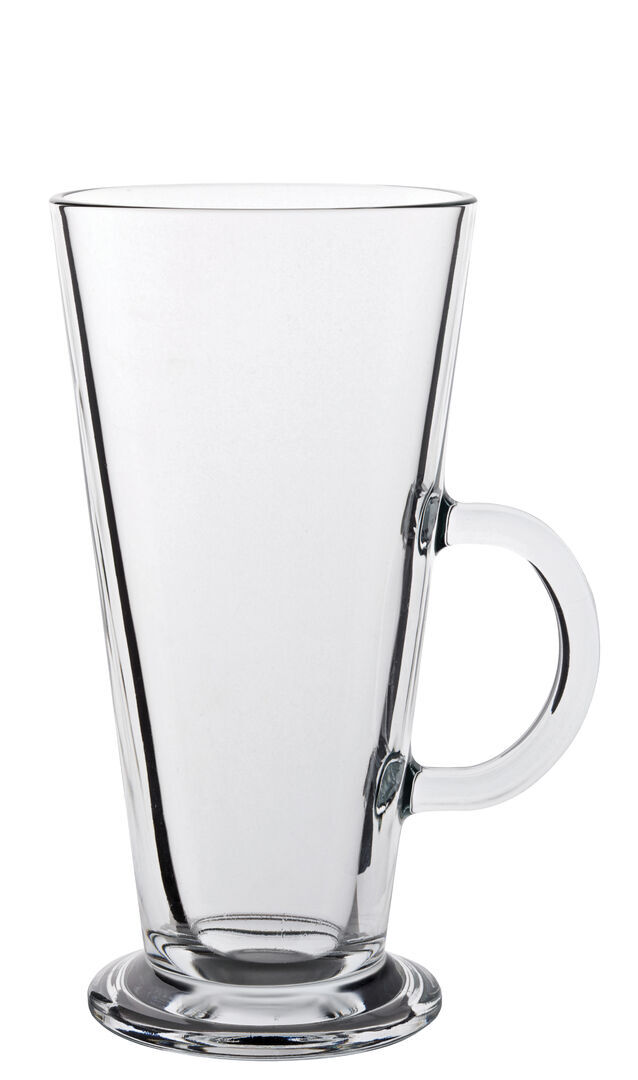 Clear Toughened Columbia Latte Durable Glassware Glass  13Oz (37Cl) Pack Of 24