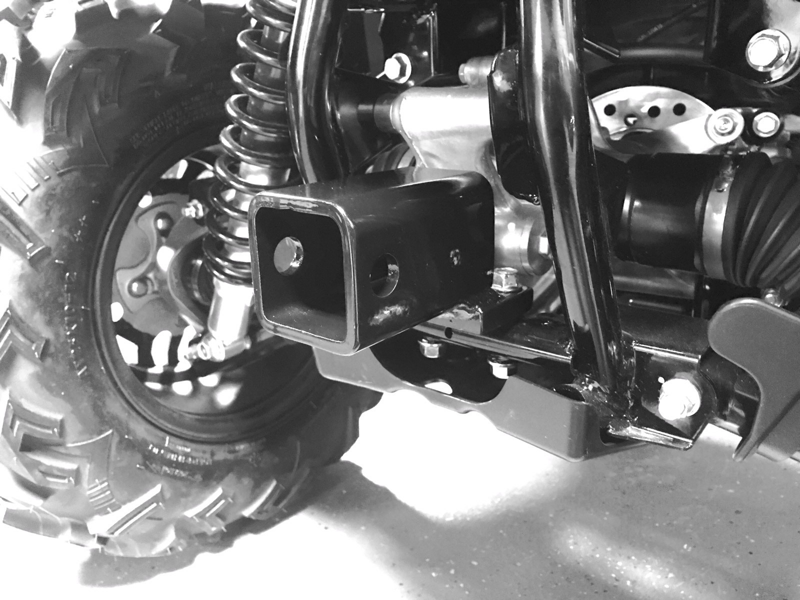 20132017 Honda Rancher ATV Receiver Hitch Heavy Duty Made In USA eBay