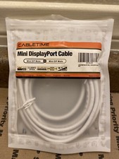 10FT Cabletime Mini DP DisplayPort Male to Male Cable 4K iMac MacBook Pro Air