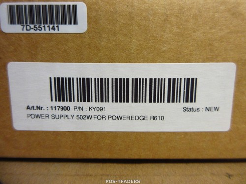 Serveur Dell KY091 PowerEdge R610 502 W bloc d'alimentation 502 W bloc d'alimentation Astec NEUF NEUF NEUF - Photo 4/4