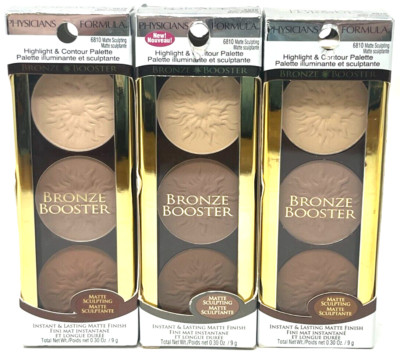 (3) Physicians Formula Highlight & Contour Palette NIP 6810 - Matte Sculpting