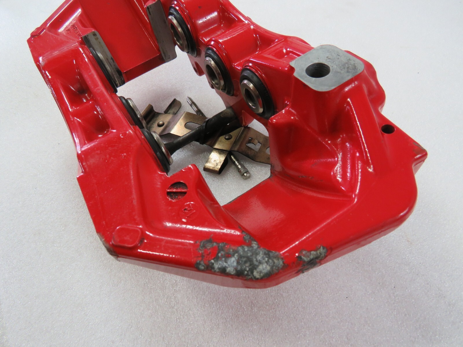 Ferrari 458 Italia, Spider, RH, Front Brake Caliper, Red, Used, P/N 261773