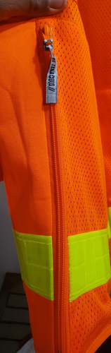 High Gloss Highly reflective safety Vest for Work cycling 4XL/5XL R2 - Picture 5 of 7