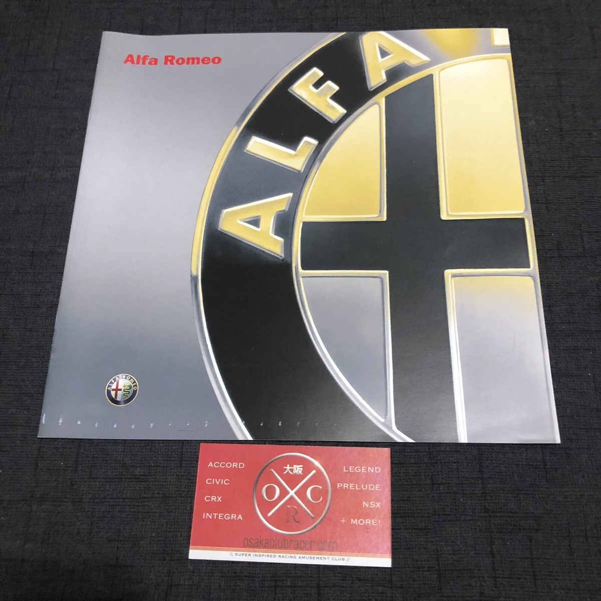 ポスター/アルファ・ロメオ　156 Alfa Romeo 156 Greeting Card by Yoshiharu Miyakawa