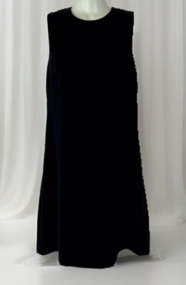 ABS Collection by Allen Schwartz Black Back Zip Sleeveless Shift 