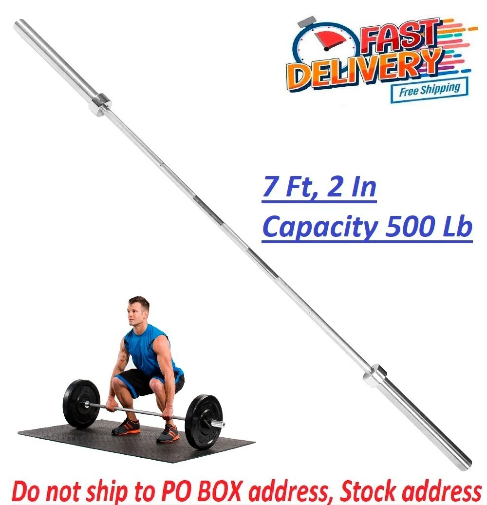7 foot online barbell 1 inch